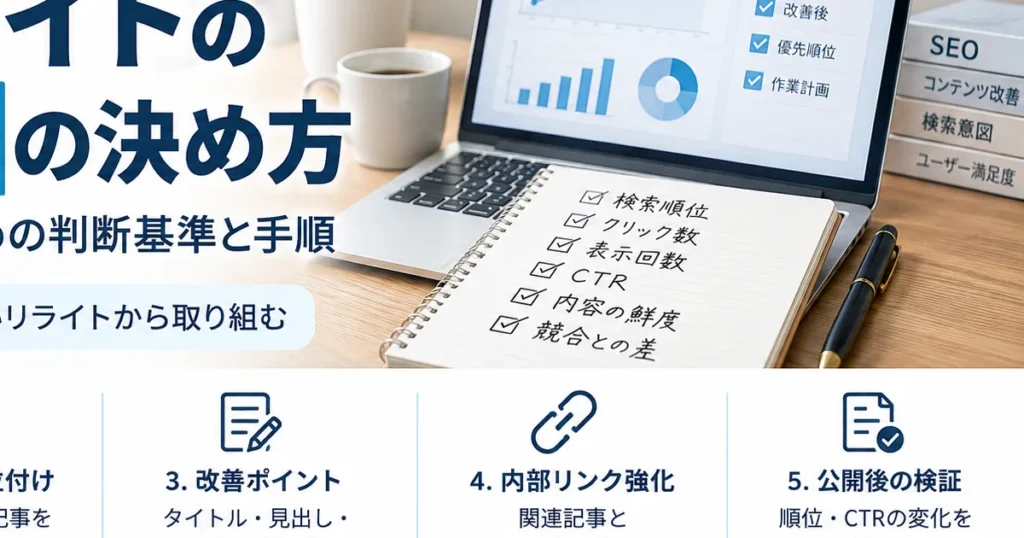 SEO内部リンクの貼り方|コンテンツギャップを新記事にせず既存記事でつなぐ判断基準